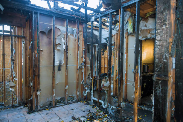Professional Fire Damage Repair technician working in Somerdale, NJ